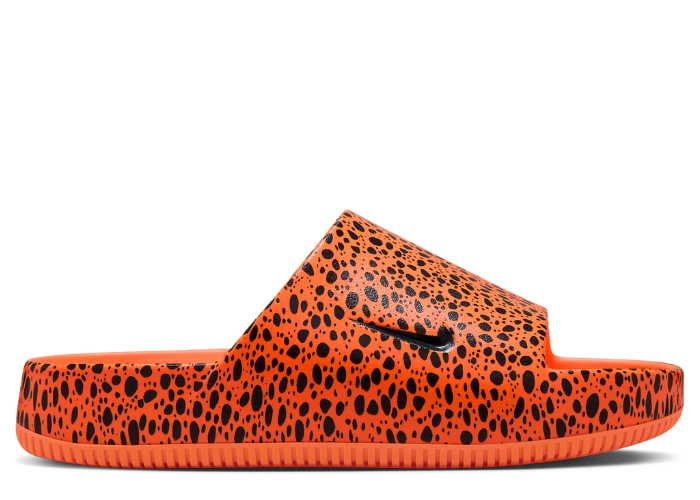 Nike Calm Slide Print Olympic Total Orange - HF1067-800