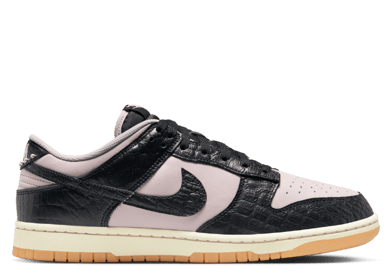 Nike Dunk Low Black Croc Platinum Violet