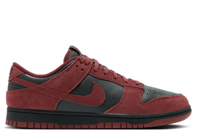 Nike Dunk Low Black Dark Team Red