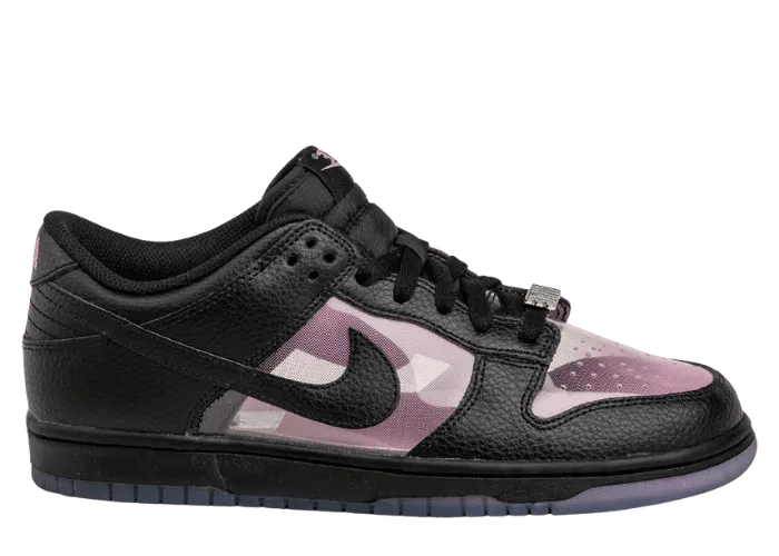 Nike Dunk Low Black Pink Rise