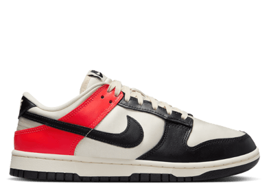 Nike Dunk Low Black Toe Bright Crimson (W)