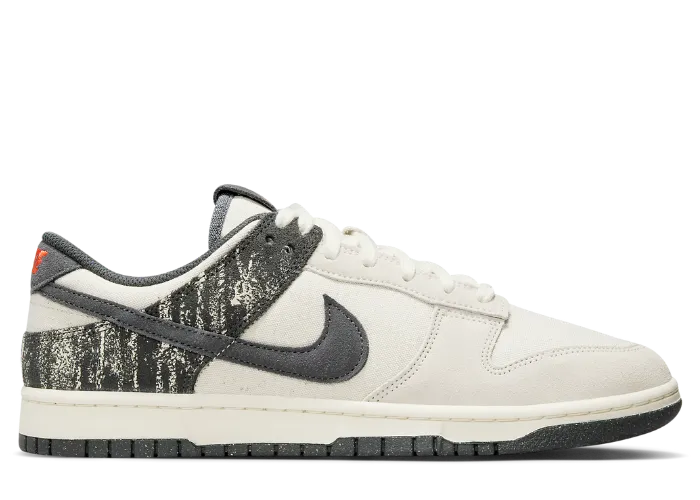 NIKE DUNK LOW RETRO SE Pale Ivory Picante Red Dark Grey IB7720-110 Size 12.5 Nike Dunk Low Retro Se Pale Ivory Picante Red Dark Smoke  main image 4