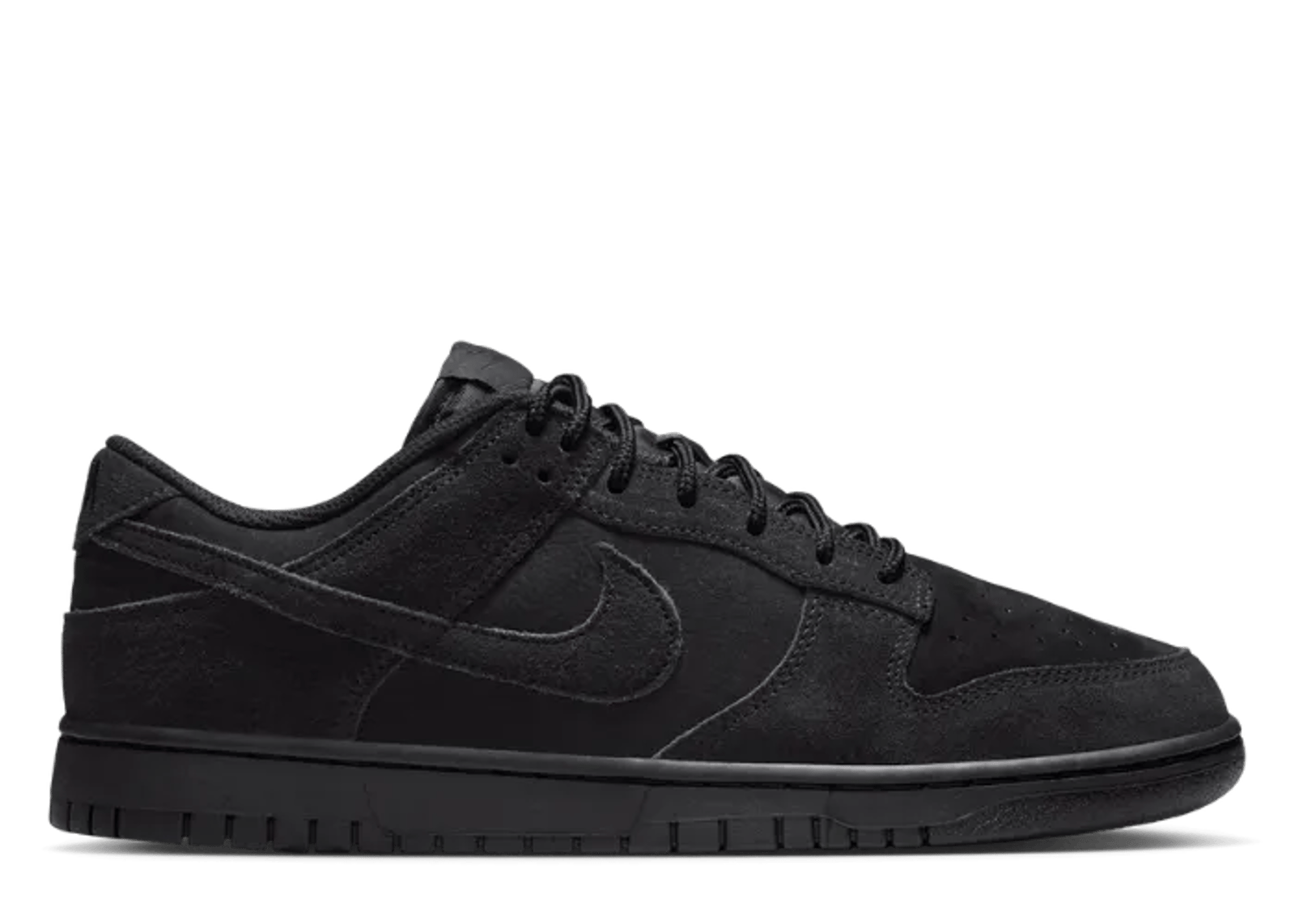 Nike Dunk Low Triple Black Suede
