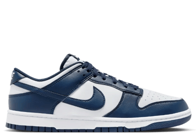 Nike Dunk Low White Midnight Navy