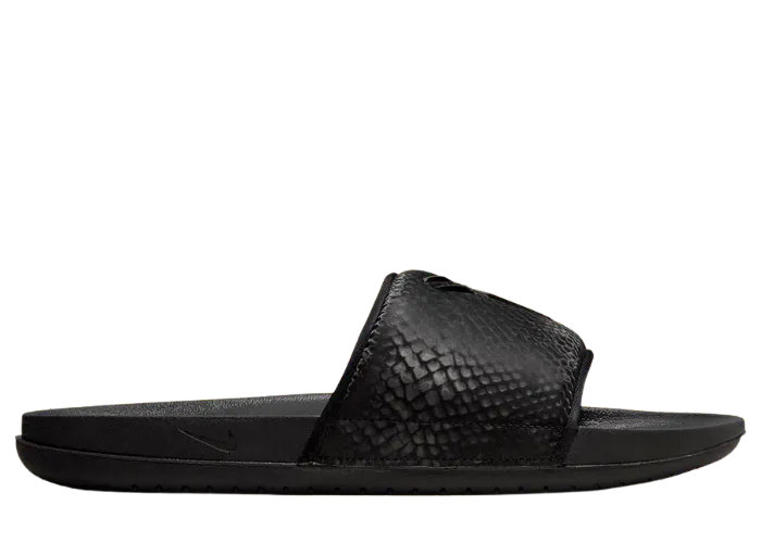 The Nike Kobe Offcourt Slide Triple Black is Available Now