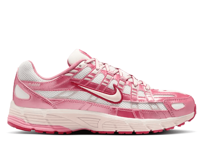 Nike P-6000 White Silt Red Peony (W)