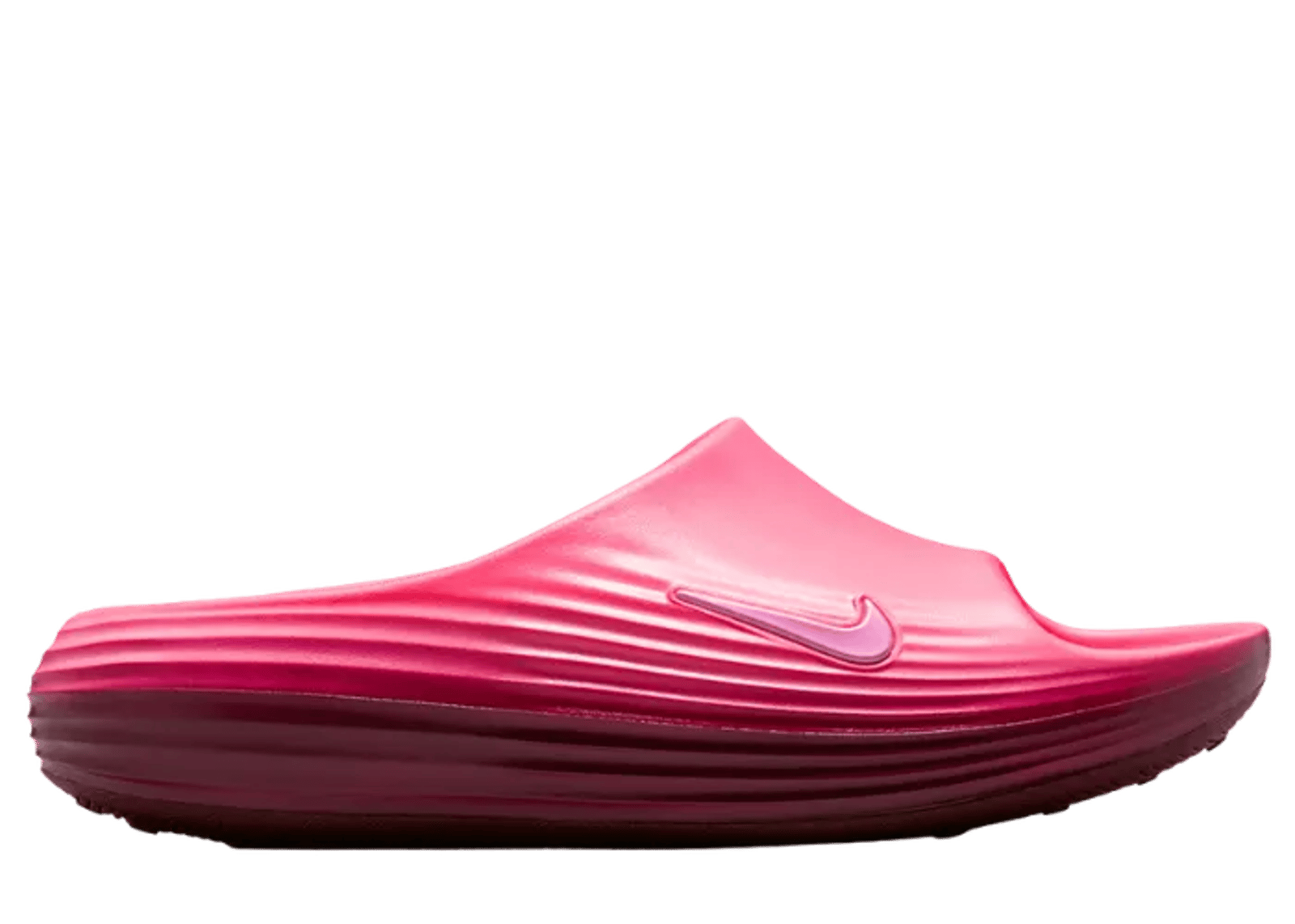 Nike ReactX Rejuven8 Slide Pink Spell Bordeaux