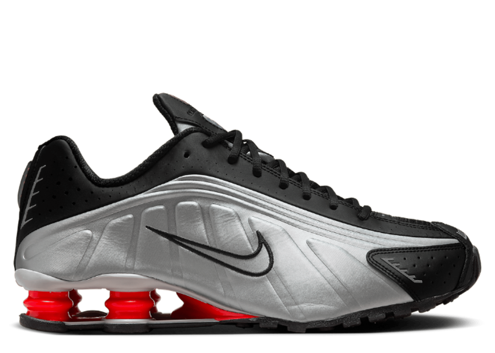 Nike Shox R4 Black Metallic Silver
