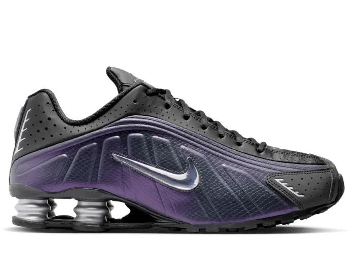 Nike Shox R4 Black Metallic Silver