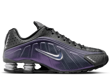 Nike Shox R4 Black Metallic Silver