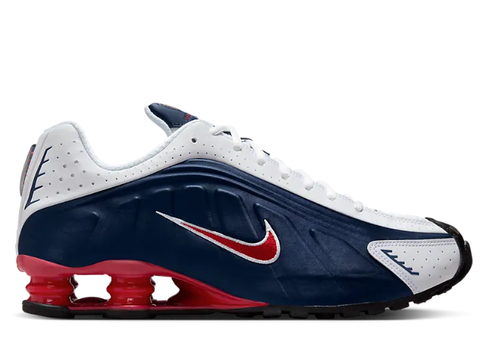 NIKE SHOX R4 MIDNIGHT NAVY/GYM RED-WHITE 国内発送 Nike SHOX R4 Midnight Navy GYM Red White HQ1988-400 | eBay