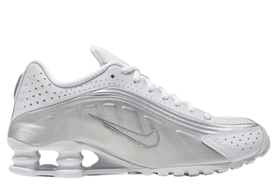 Nike Shox R4 White Metallic (W)