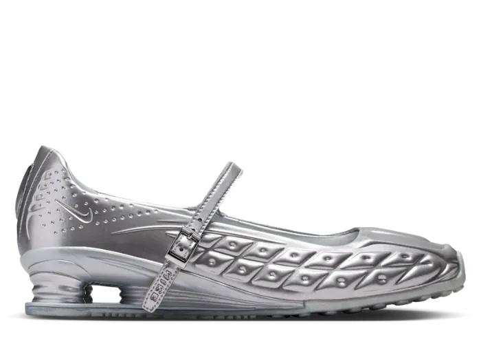 Nike Shox Z Calistra — Metallic Silver & Pearl Pink (W)