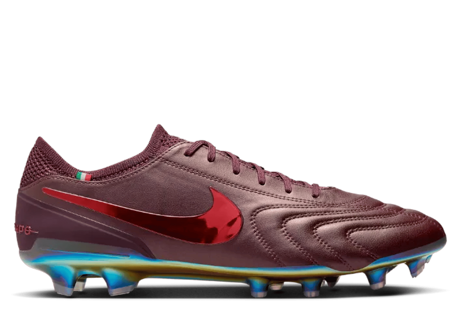 Nike Tiempo Legend 10 Elite Luxe FG Montebelluna Leather Port Wine