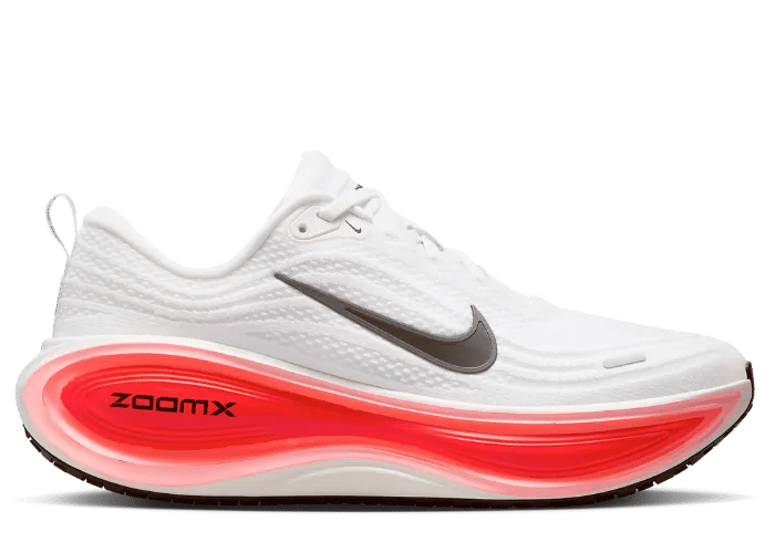 Nike Vomero Plus White Black Bright Crimson - HV8150-100