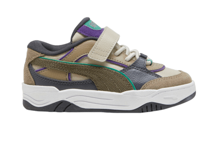PUMA-180 Martian Sunset Sneakers in Desert Dust/Oak Branch/Olive (GS)
