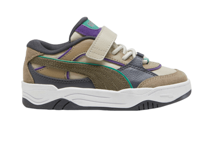PUMA-180 Martian Sunset Sneakers in Desert Dust/Oak Branch/Olive (GS)