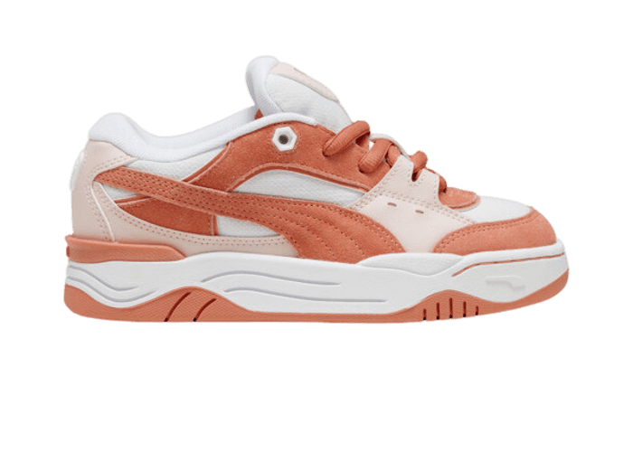 PUMA-180 Sneakers in White/Deeva Peach (GS)