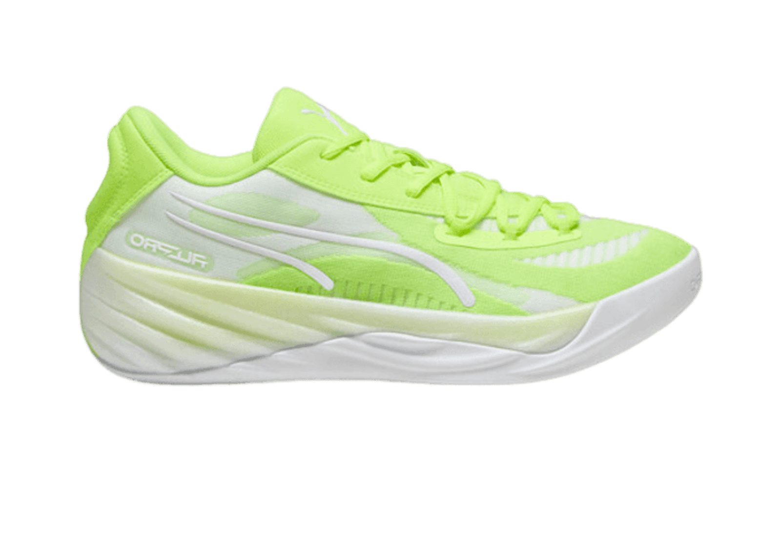 PUMA All-Pro NITRO⢠Basketball in Lime Squeeze/White