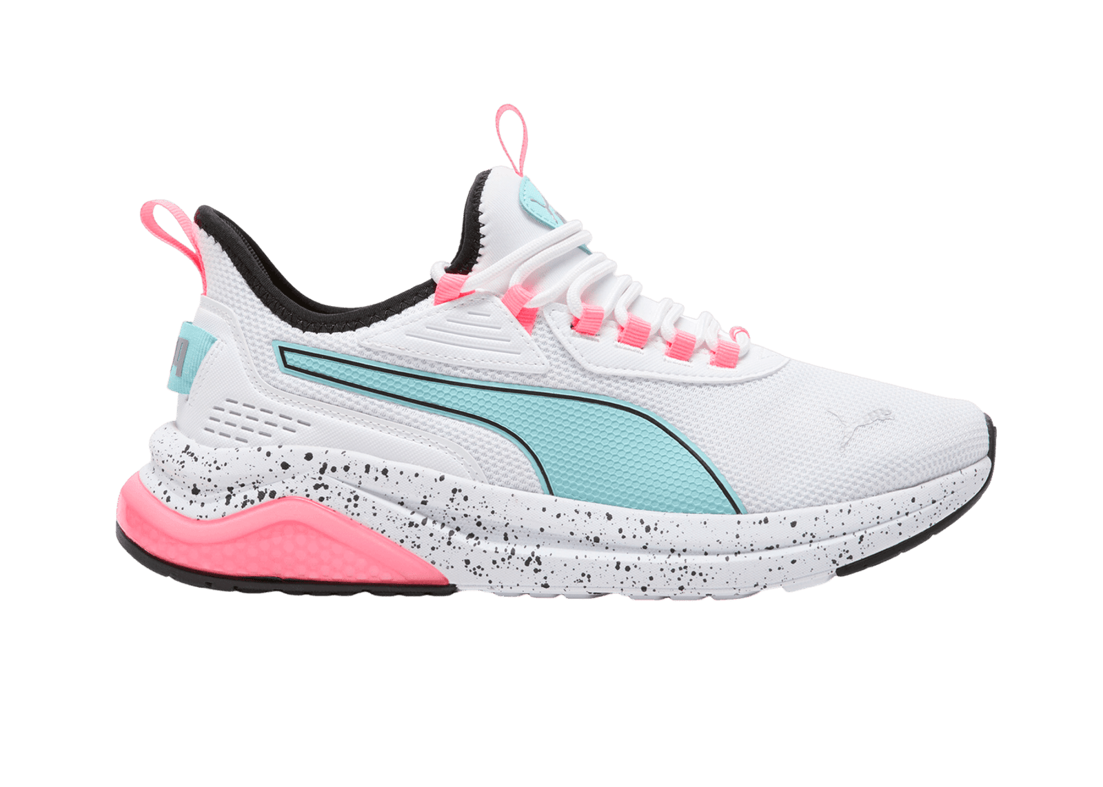 PUMA Amplifier Speckle Sneakers in White