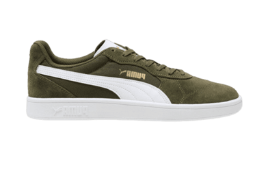 PUMA Astro Play Sneakers in Dark Olive/White