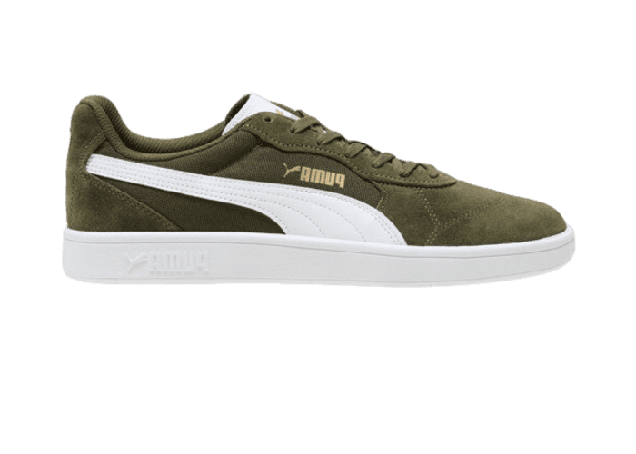 PUMA Astro Play Sneakers in Dark Olive/White