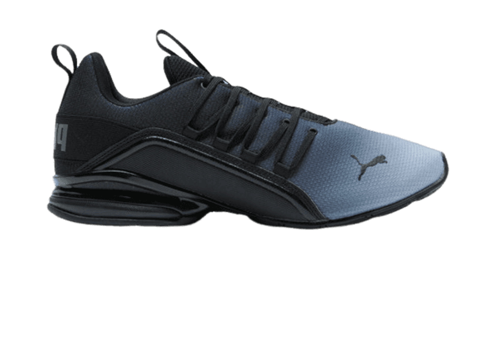 PUMA Axelion Fade 2 Running Sneakers in Cool Mid Grey/Black