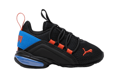 PUMA Axelion M in Black/Redmazing/Hyperlink Blue (TD)
