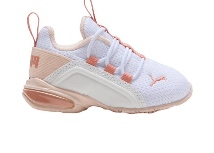 My＊ PUMA Axelion M in White/Island Pink/Deeva Peach (TD