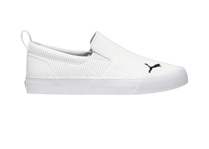 PUMA Bari Slip-On Comfort in White/Black