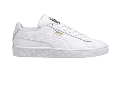 PUMA Basket Classic XXI Sneakers in White (GS)
