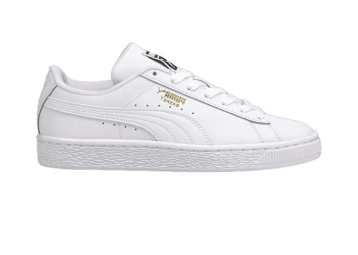 PUMA Basket Classic XXI Sneakers in White (GS)