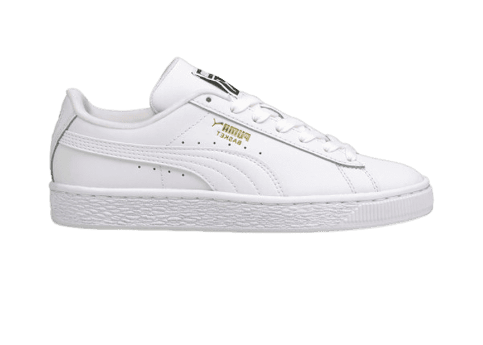 PUMA Basket Classic XXI Sneakers in White (GS)