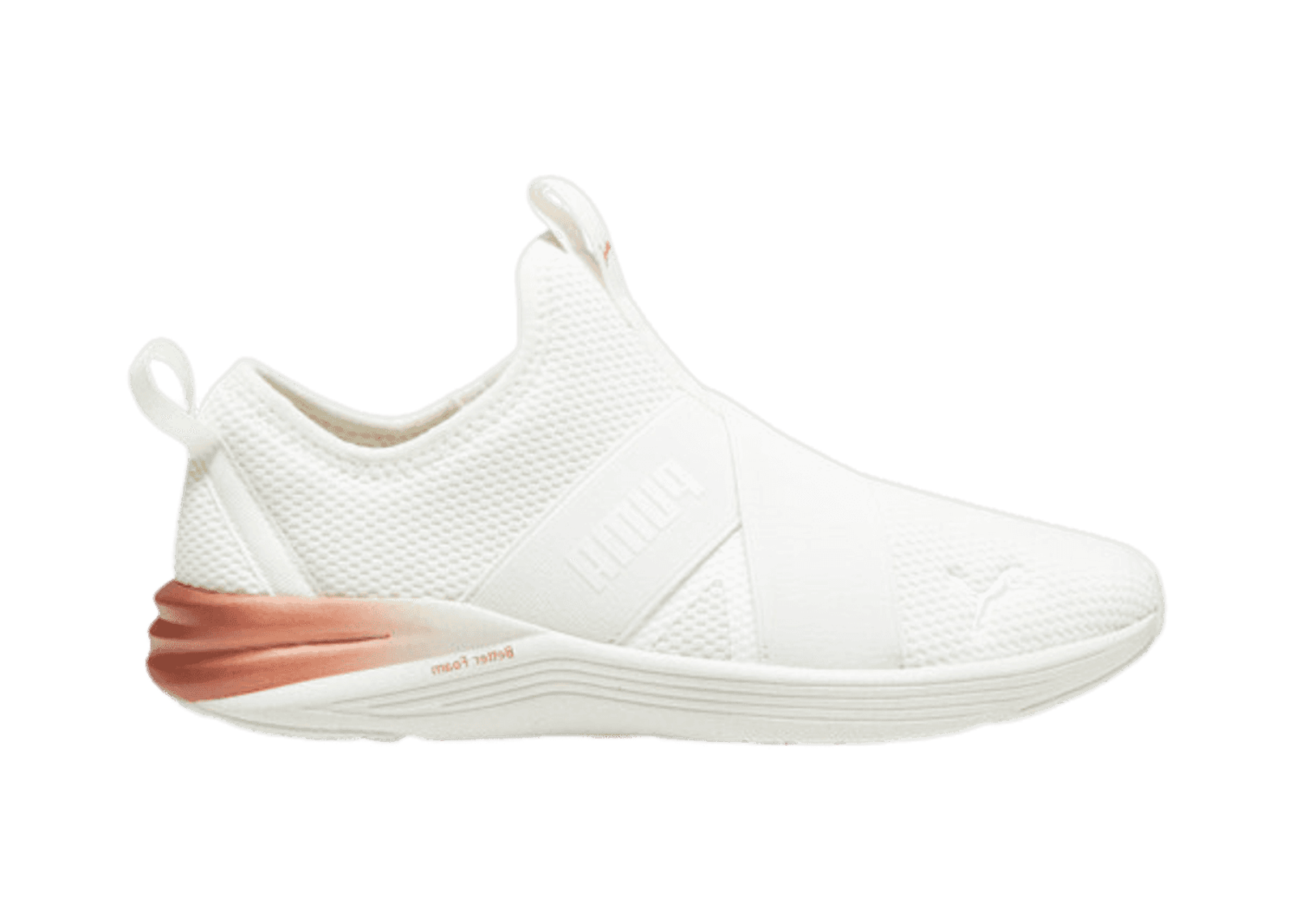 PUMA Better Foam Prowl Slip On Training in Warm White/Copper/White