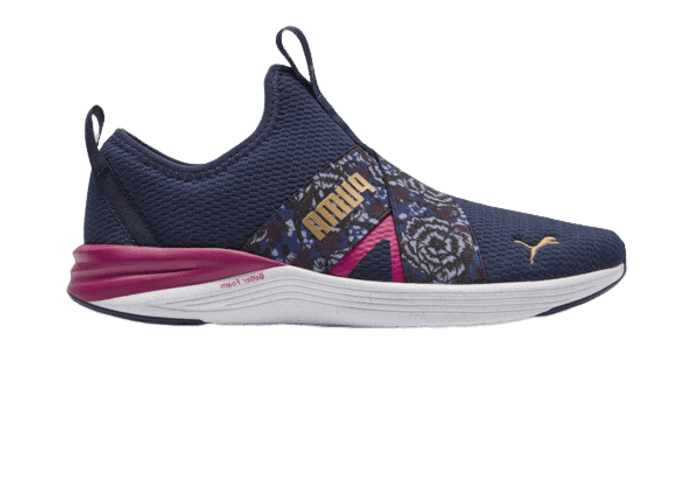 PUMA Better Foam Prowl Winter Bloom Slip-On in Dark Blue