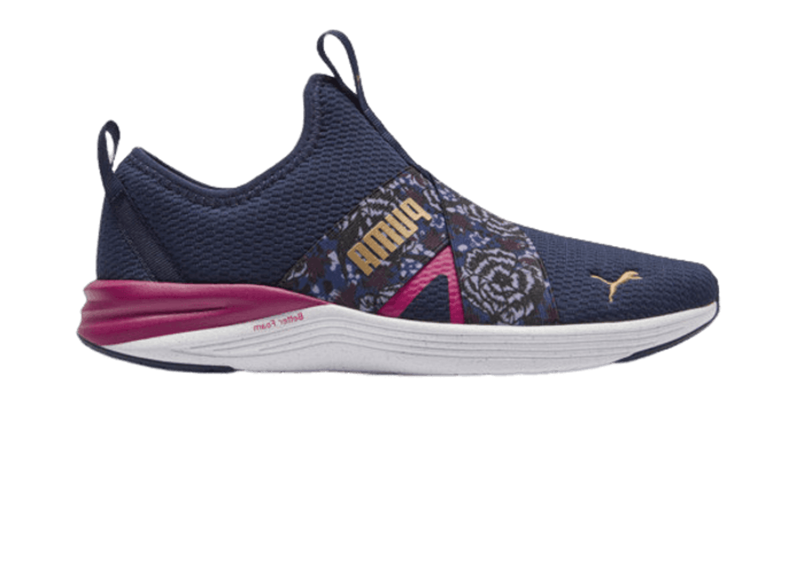 PUMA Better Foam Prowl Winter Bloom Slip-On in Dark Blue