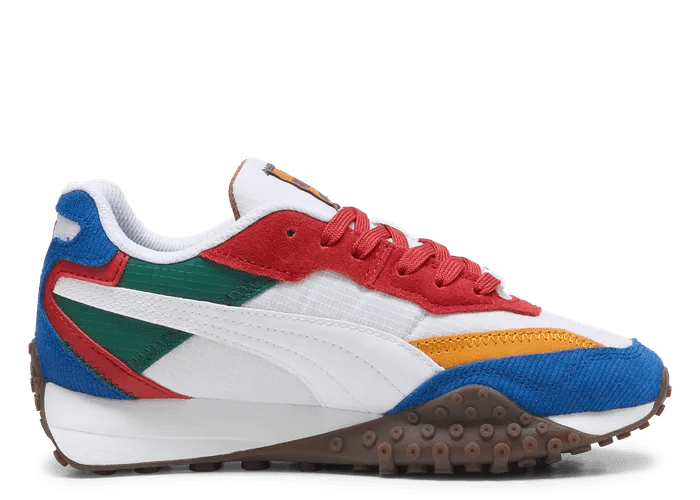 Puma Blacktop Rider Big Kid 'Multicolor - White Club Red