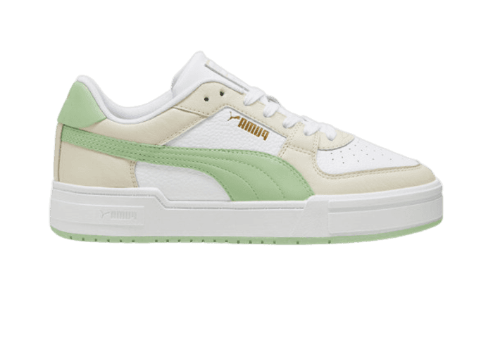 PUMA CA Pro Classic Sneakers in White/Alpine Snow/Pure Green