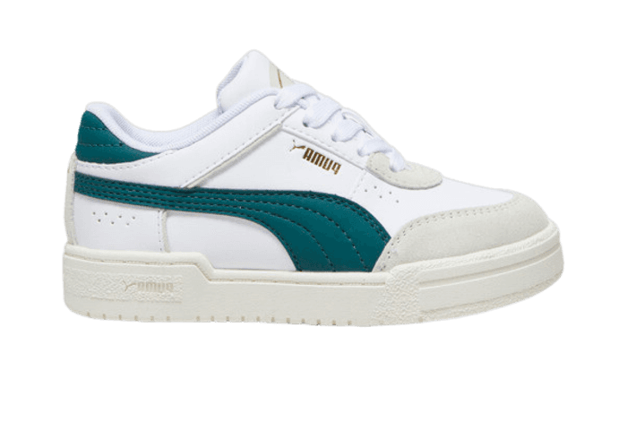PUMA CA Pro Sport Mix Sneakers in White/Sedate Grey/Malachite (PS)