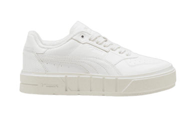 PUMA Cali Court Club 48 Sneakers in White/Warm White
