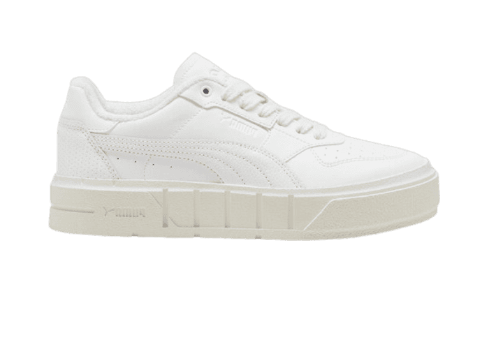 PUMA Cali Court Club 48 Sneakers in White/Warm White