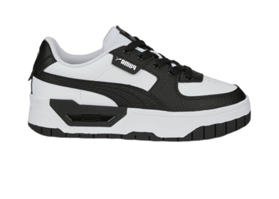 PUMA Cali Dream Leather Sneakers Big in White/Black (GS)
