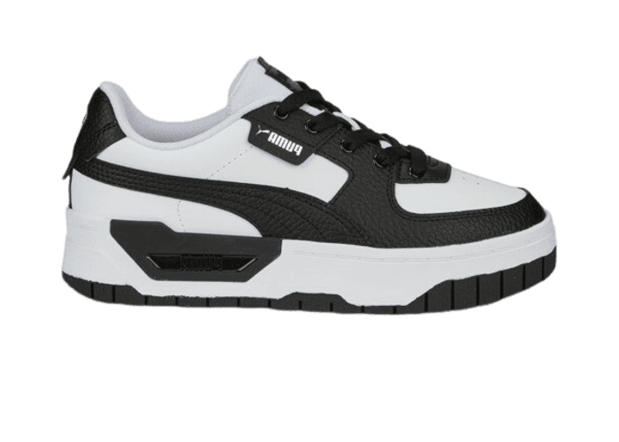 PUMA Cali Dream Leather Sneakers Big in White/Black (GS)