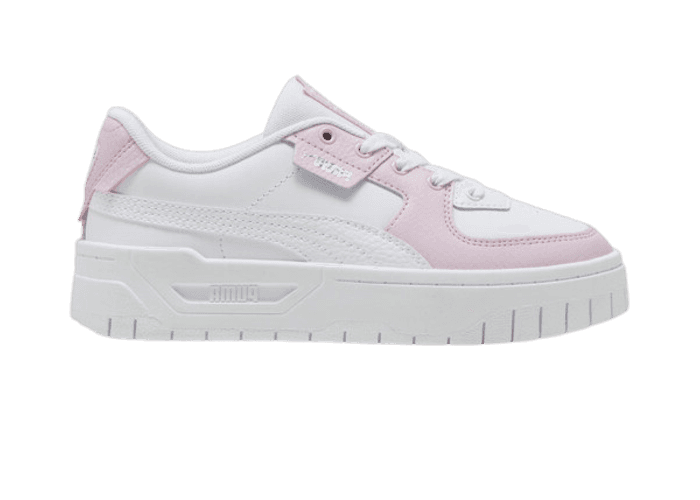 PUMA Cali Dream Pastel Sneakers in White/Grape Mist (GS)
