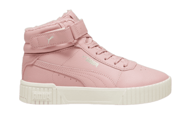 PUMA Carina 2.0 Mid Winter Sneakers Youth in Future Pink/Silver/Alpine Snow