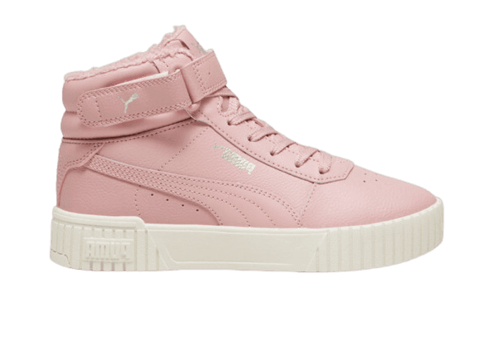 PUMA Carina 2.0 Mid Winter Sneakers Youth in Future Pink/Silver/Alpine Snow