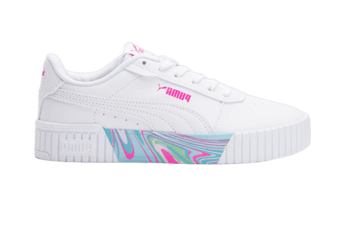 PUMA Carina 2.0 Whipped Dreams in White/Ravish (PS)