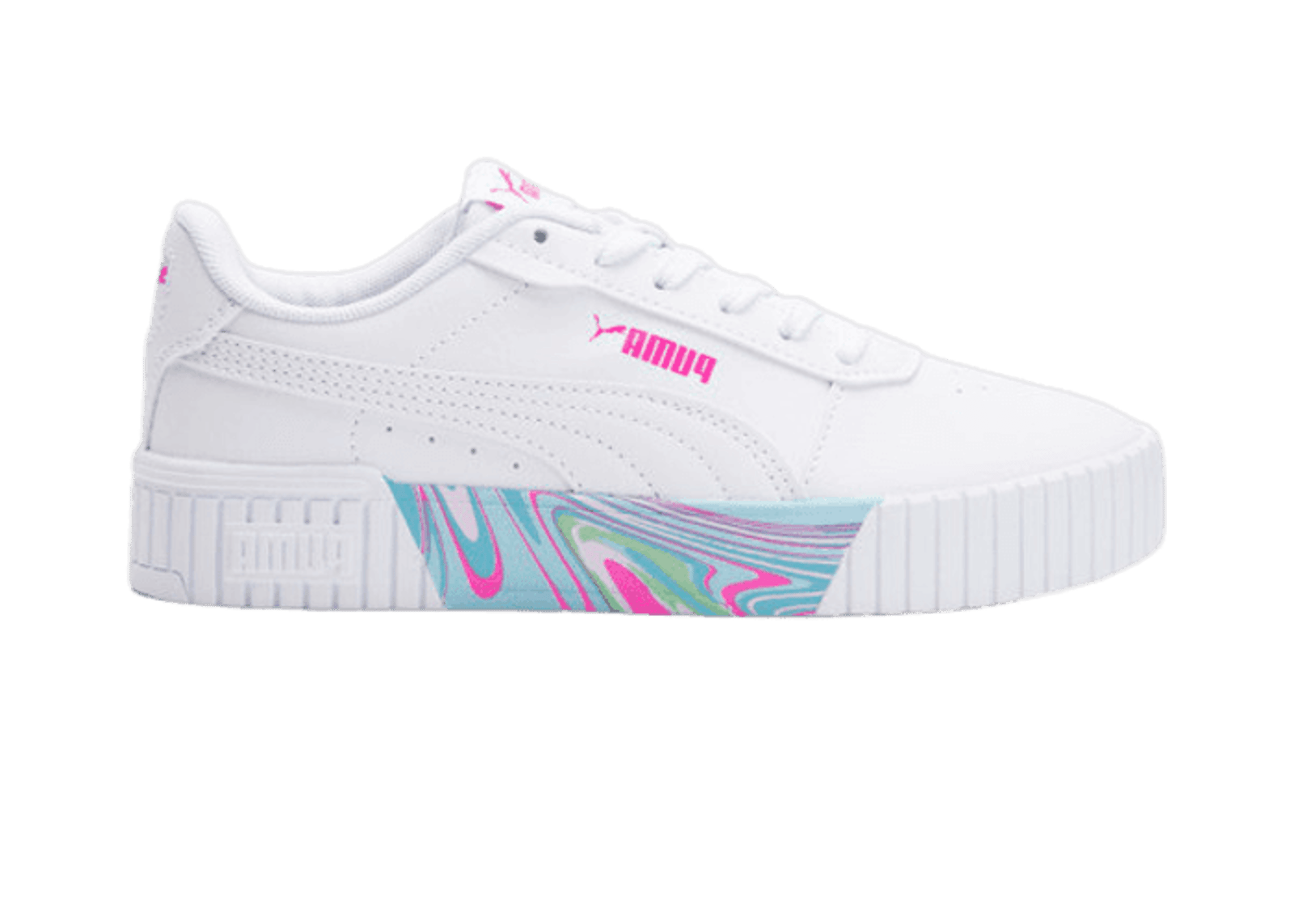 PUMA Carina 2.0 Whipped Dreams in White/Ravish (PS)