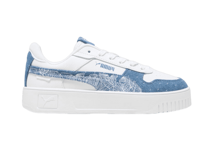 PUMA Carina Street Denim in White/Blue Horizon - 399075-01 Release