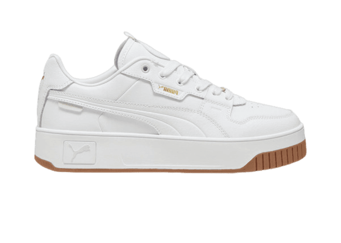 PUMA Carina Street Lux Sneakers Women in White/Gold - 397487-01